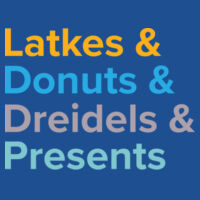 Latkes and Donuts - Adult Unisex T-Shirt Design
